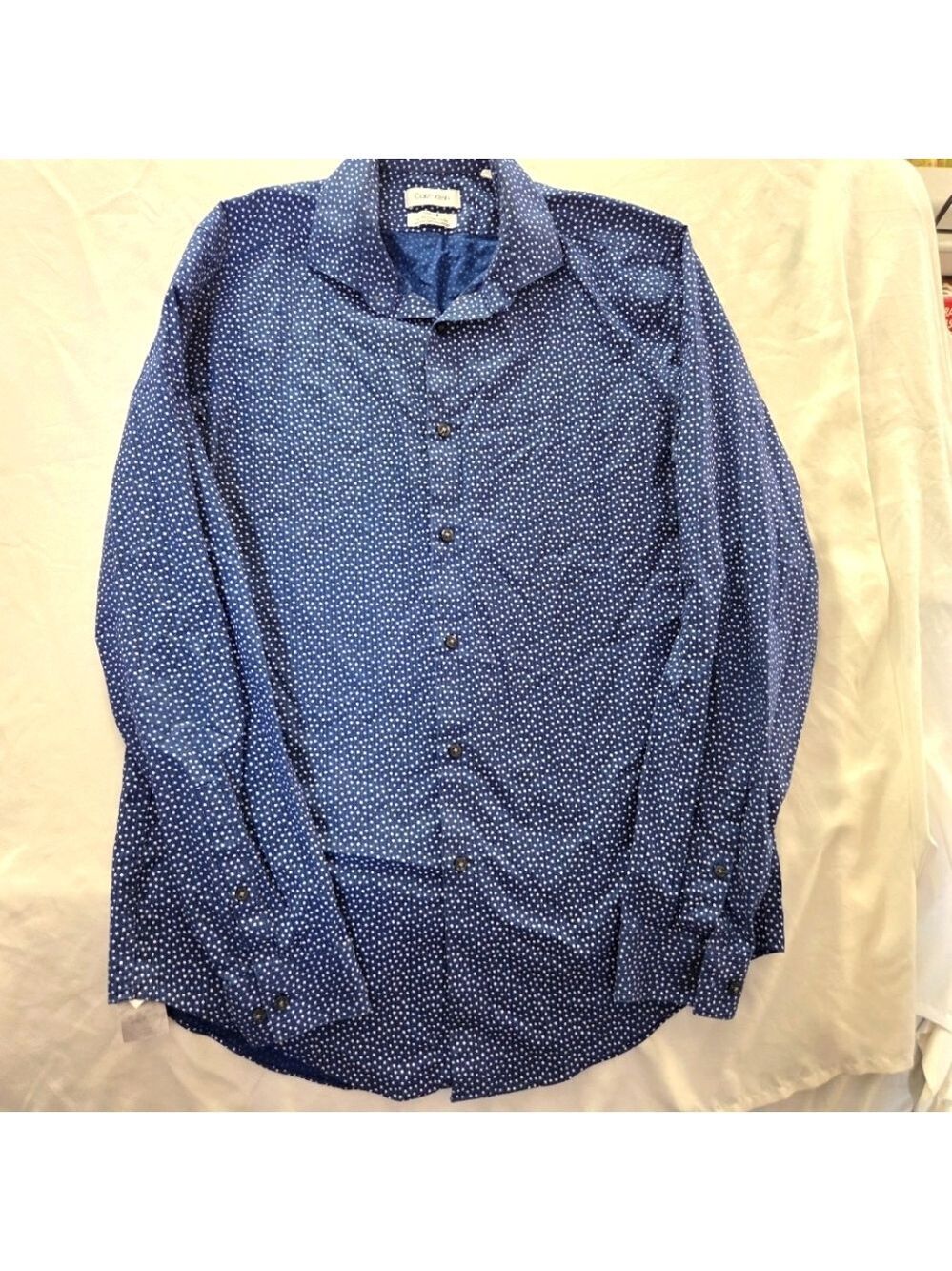 Calvin Klein Steel Slim Fit Medium Non Iron Dress Shirt